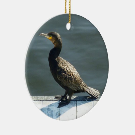 Kormoran Keramik Ornament (Rechts)