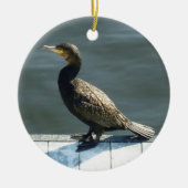 Kormoran Keramik Ornament (Vorne)