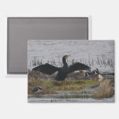 Kormoran Magnet (Vorderseite/Rückseite)