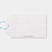 Kormoran mit Fisch Geschenkanhänger (Rückseite Horizontal)