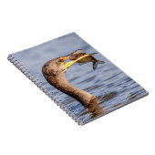 Kormoran mit Fisch Notizblock (Rechte Seite)