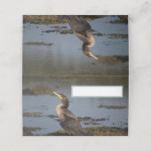 Kormoran Platzkarte (Außenseite Aufgefaltet)