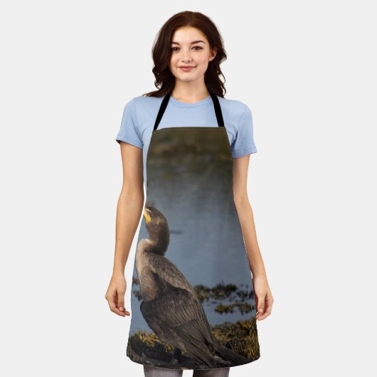 Kormoran Schürze (Getragen)