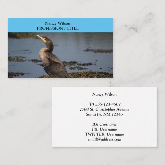 Kormoran Visitenkarte (Vorne/Hinten)