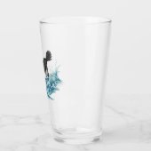 Kormoranfischen in Wellen Glas (Links)