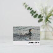 Kormoranlernen zum Schwimmen Visitenkarte (Stehend Vorderseite)