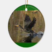 Kormoranstart Keramikornament (Links)