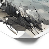 Kormorant - Kunstdrucken Poster (Ecke)