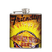 Korn-Gurt-Bier-Flasche Flachmann (Vorderseite)