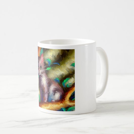 Korn Ja Cat Kaffeetasse (VorderseiteRechts)