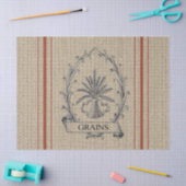 Korn-Sack mit roten Streifen Seidenpapier (Basteln)