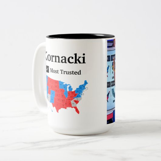 Kornacki Zweifarbige Tasse (Vorderseite Links)