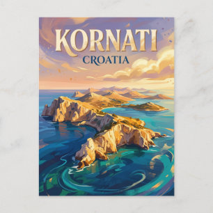 Kornati Nationalpark Kroatien Postkarte