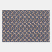 Kornblume Gitterwaschpapier Geschenkpapier Set (Vorderseite 3)