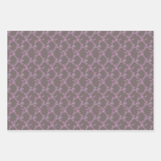 Kornblume Gitterwaschpapier Geschenkpapier Set (Vorderseite)