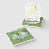 Kornblume Steinuntersetzer (Seitenansicht)