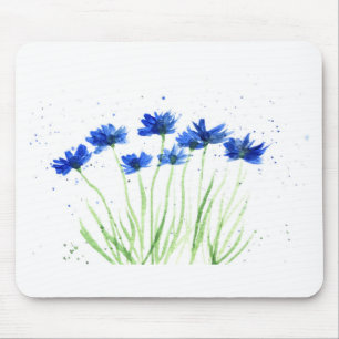 Kornblumen Blumen Mousepad