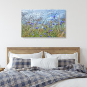 Kornblumen Leinwanddruck (Insitu (Schlafzimmer))