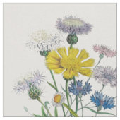 Kornblumen Stoff (Nahaufnahme)