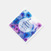 💍 🪻 Kornblumen und Lavender Elegance Serviette (Ecke)