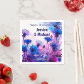 💍 🪻 Kornblumen und Lavender Elegance Serviette (Beispiel)