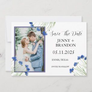 Kornblumen Wildblume Blau Blumenfoto Save The Date
