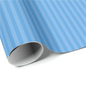 Kornblumenblau gestreifte Farbpapier Geschenkpapier (Rolleneckpunkt)