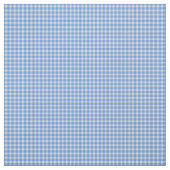 Kornblumenblau Gingham Karomuster Stoff (Muster)