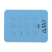 Kornblumenblau magnet (Horizontal)