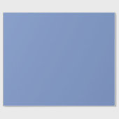 Kornblumenblau Trendfarbe Geschenkpapier (Flach)