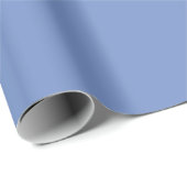 Kornblumenblau Trendfarbe Geschenkpapier (Rolleneckpunkt)