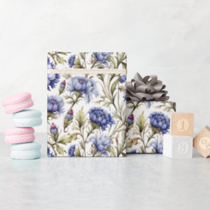 Kornblumenpapier Geschenkpapier