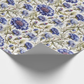 Kornblumenpapier Geschenkpapier (Ecke)