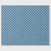 kornblumme | White Polka Dot Wrapping Paper Geschenkpapier (Flach)