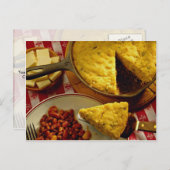 Kornbrot, Bohnen Postkarte (Vorne/Hinten)