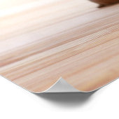 Kornelf auf dem Toilettenposter Poster (Ecke)