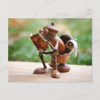 Kornelf auf der Toilette Postkarte