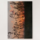 Körner mit Sonnenuntergang Puzzle (Vertikal)