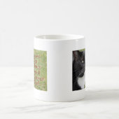 Körner von Salz Tuxedo Kat Foto Motivierende Berat Kaffeetasse (Mittel)