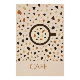 Körniger Kaffee Poster