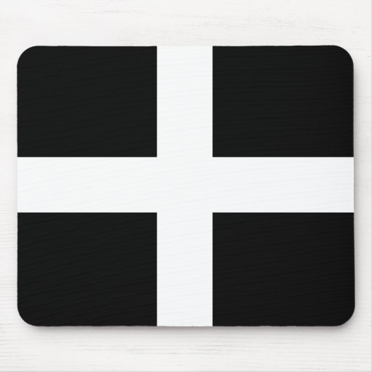 Kornische Flagge Mousepad (Vorne)