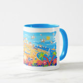 Kornische Kunst-Tasse John-Farbstoffs von St. Ives Tasse (VorderseiteRechts)