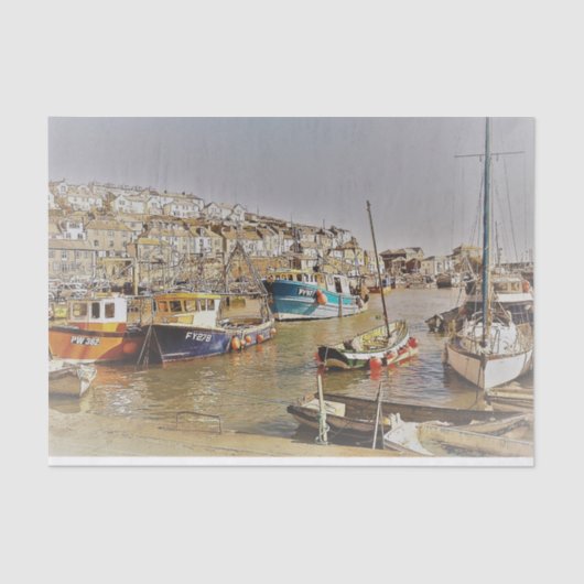 Kornische Küste Seidenpapier (Vorderseite)