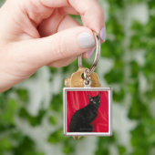 Kornische rex Katze Schlüsselanhänger (Hand)