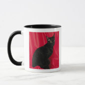 Kornische rex Katze Tasse (Links)