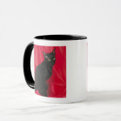 Kornische rex Katze Tasse (Vorderseite Links)