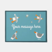 Kornische Seemöwefußmatte John-Farbstoffs Fußmatte (Vorderseite)