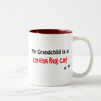 Kornisches Rex Enkelkind Zweifarbige Tasse