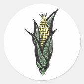 Kornkleber Runder Aufkleber (Vorderseite)