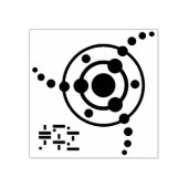 Kornkreis Piktogramm/Kulturkreispiktogramm II Gummistempel (Prägung)